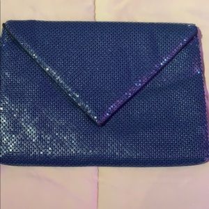 Royal blue clutch